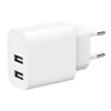 Gembird 2xUSB-A 5V 2.4 A balta