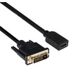 Club 3D CLUB3D DVI į HDMI 1.4 M/F 2 m/6,56 pėdų dvikryptis kabelis
