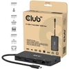 Club 3D „Club3D“ USB-C 9in1 šakotuvas > 2xHDMI/2xUSB/USB-C/LAN 4K60Hz PD100W mažmeninė prekyba