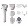 Philips Epilator Series 8000 „Wet & Dry“ epiliatorius BRE740/10