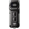 Nitecore TUP2 raktų pakabukas žibintuvėlis – 1 200 liumenų, įkraunamas per USB-C, OLED ekranas, aliuminio lydinys, atsparus purslams (IP54)