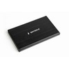 GEMBIRD EE2-U3S-3 Gembird HDD/SSD enclosure for 2.5 SATA - USB 3.0, brushed aliuminio, Juodas
