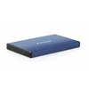 Gembird 2.5 colių HDD korpusas, mėlynas aliuminis