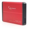 GEMBIRD EE2-U3S-2-R HDD/SSD enclosure for 2.5 SATA - USB 3.0 Aliuminio Raudona