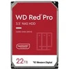 HDD WESTERN DIGITAL Raudona Pro 22TB SATA 512 MB 7200 rpm 3,5" WD221KFGX