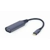 GEMBIRD A-USB3C-VGA-01 USB Type-C į VGA ekrano adapterio vietos pilkas