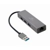 Gembird Cablexpert | USB AM gigabito tinklo adapteris su 3 prievadų USB 3.0 šakotuvu | A-AMU3-LAN-01