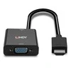 Lindy HDMI do VGA 100mm juoda