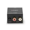 Garso Adapteris - LINDY Phono į TosLink ir Bendraašis ADC Adapteris 24-bit/48KHz, Juodas