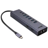 Nešiojamojo Kompiuterio Mini Dokavimo Stotis - LINDY DST-Mini Duo, USB-C Dokas, 2x 4K HDMI, PD 100W, Gigabit Ethernet