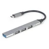 Įvesties/išvesties šakotuvas USB-C 4 prievadų GEMBIRD