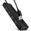 AXAGON Travel keturių prievadų USB-A 5Gbps šakotuvas | HUE-C1A