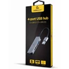 GEMBIRD 4 prievadų USB šakotuvas 1 x USB 3.1 + 3 x USB 2.0