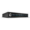 USB Hub - LINDY 7 Prievadų USB 3.0 Metalinis Hub, 5 Gbps, Juodas
