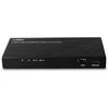 HDMI Skirstytuvas - LINDY 2 Prievadų HDMI Skirstytuvas 8K60, 48G, Su Garso Ištraukimu ir Sumažinimu, Juodas