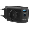 „Gembird 2-in-1“ 20 W „Apple Watch“ ir telefono greitasis įkroviklis | TA-UC-PDQCW20-01-BK