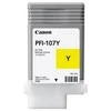 Rašalas Canon PFI107Y geltona | 130ml | iPF68X, 78X