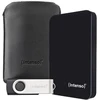 Kietasis diskas Dysk zewnętrzny HDD Intenso HDD USB3 1TB EXT. +USB 64GB/Juodas 6023690 INTENSO
