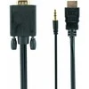 CABLE HDMI TO VGA +3.5MM/3M A-HDMI-VGA-03-10 GEMBIRD