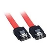 SATA Laidas - LINDY Vidinis SATA Laidas, 2x7 Pin Fiksavimo Tipas, 0.5 m, Juodas