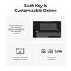 Keychron K1 QMK belaidė mechaninė klaviatūra (K1X-A4) | 6 versija