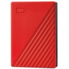Išorinis kietasis diskas HDD Western Digital My Passport (6TB, USB 3.2) Raudona