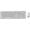 Klaviatūra Gembird KBS-WPS-01 Slim Pro Business wireless desktop set, baltas, RU išdėstymas
