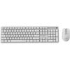 Klaviatūra Gembird KBS-WMS-01-W-CYRL Silent key Pro Business wireless desktop set, baltas, RU išdėstymas
