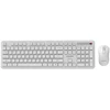 Klaviatūra Gembird KBS-WPS-01 Slim Pro Business wireless desktop set, baltas, US išdėstymas