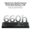 Belaidė mechaninė klaviatūra Keychron V6 Ultra 8K, Rudi (Brown) jungikliai, US INTL ANSI išdėst., Juoda