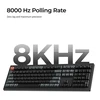 Belaidė mechaninė klaviatūra Keychron V6 Ultra 8K, Rudi (Brown) jungikliai, US INTL ANSI išdėst., Juoda