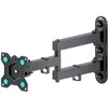 TV PRIEDŲ SIENINIS LAIKIKLIS / 10-35"/ Juodas R4-B ONKRON