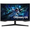 LCD Monitorius SAMSUNG LS27CG552EUXEN 27" Gaming/Curved Panel VA 2560x1440 16:9 165 Hz Matte 1 ms Height adjustable Colour Juodas LS27CG552EUXEN