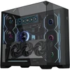 „Lian Li“ vertikalus vaizdo plokštės tvirtinimo komplektas VG4-5-V4 su PCIe 5.0 jungties kabeliu – Juodas