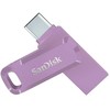 „SanDisk Ultra Dual Drive Go USB Type-C“, „Lavender“, pasaulinis, 400 MB/s, 256 GB