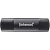 Intenso Flex Line 256 GB, USB-Stick - juodas, USB-C und USB-A