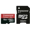 Atminties kortelė TRANSCEND 16GB Micro SDHC Class 10 UHS-I su adapteriu