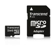 Atminties kortelė „Transcend Micro SDHC 32GB“ 10 klasės kortelė + SD adapteris