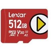 Atminties kortelė Lexar PLAY | 512 GB | Micro SDXC | Flash atminties klasė 30
