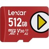 Atminties kortelė Lexar PLAY | 512 GB | Micro SDXC | Flash atminties klasė 30