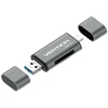 „Vention USB3.0“ daugiafunkcis kortelių skaitytuvas, pilkas, metalinis