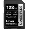 Atminties kortelė Lexar SDXC Professional Sidabrinis Plus UHS-I/U3/A2/4K R205/W150 (V30) 128GB