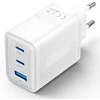 Vention Sieninis įkroviklis, ventiliacija, FERW0-EU, 2xUSB-C, USB-A, 65W/65W/30W, GaN (balta)