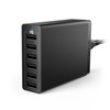 Telefono įkroviklis Anker PowerPort 6 USB Charger 60W 6 Port Black A2123