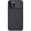 „Nillkin CamShield Pro Magnetic Case“ šarvuotas dėklas, skirtas „iPhone 13 Pro Max“ ir kameros apsaugai, juodas (suderinamas su „MagSafe“)