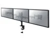 Laikiklis Neomounts by Newstar Select Tilt/Turn/Rotate Triple Desk Mount (spaustukas) trims 10-27" Monitorius ekranams, reguliuojamo aukščio - Juodas