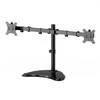 Laikiklis Gembird MS-D2ST-02 Monitorius desk stand (rotate, tilt, swivel), 13”-32”, juodas