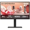 Monitorius LG | 27BA75QB-B | 27 " | IPS | 16:9 | 100 Hz | 5 ms | 2560 x 1440 pikselių | 280 cd/m² | HDMI jungtys quantity 1 | Juodas
