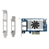 QNAP | Du 10 GbE prievadai su SR-IOV ir iSCSI, blokų pagrindu, palaiko kelis virtualių diskų režimus | QXG-10G2T-X710 | PCIe 3.0 x4