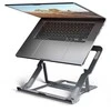 AXAGON STND-LAG Nešiojamas kompiuteris Stand, height-adjustable, foldable, aliuminio – pilkas